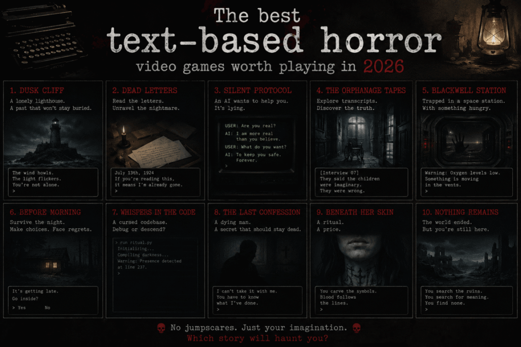 text-based horror games